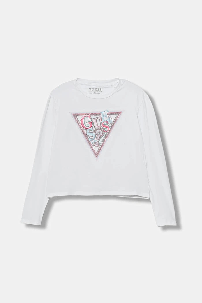 Детска блуза с дълги ръкави Guess