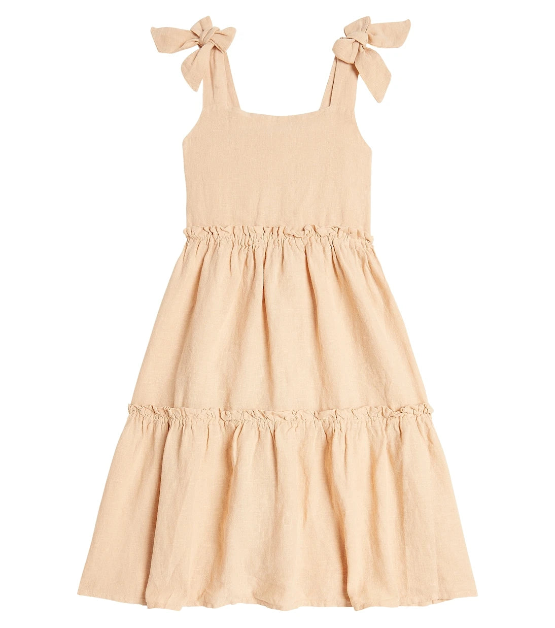 Donsje - Janne tiered linen dress