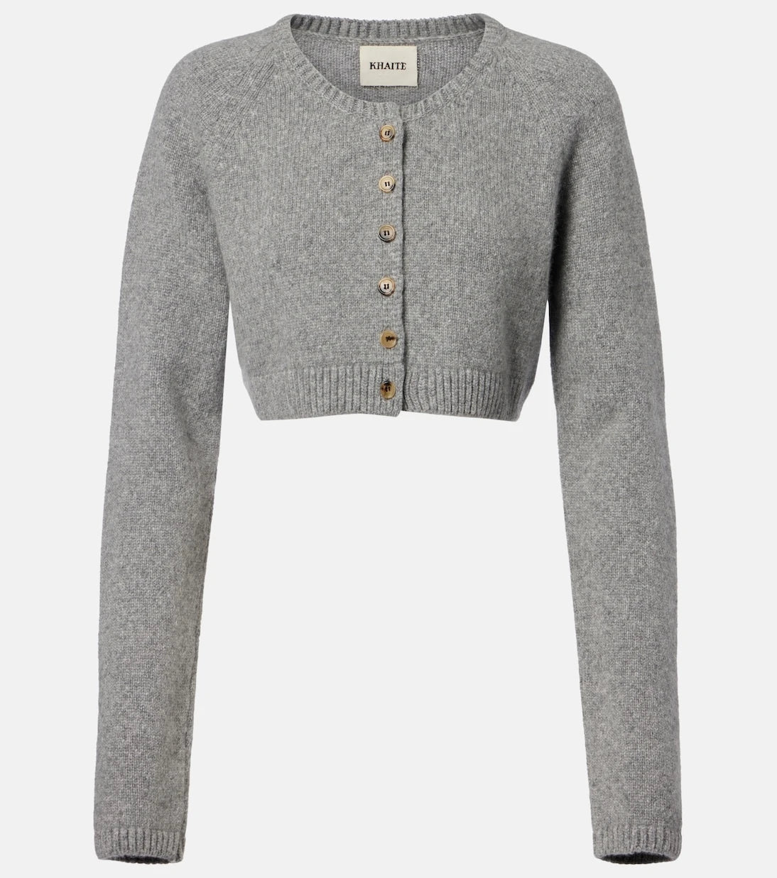 Khaite - Steph cropped cashmere cardigan