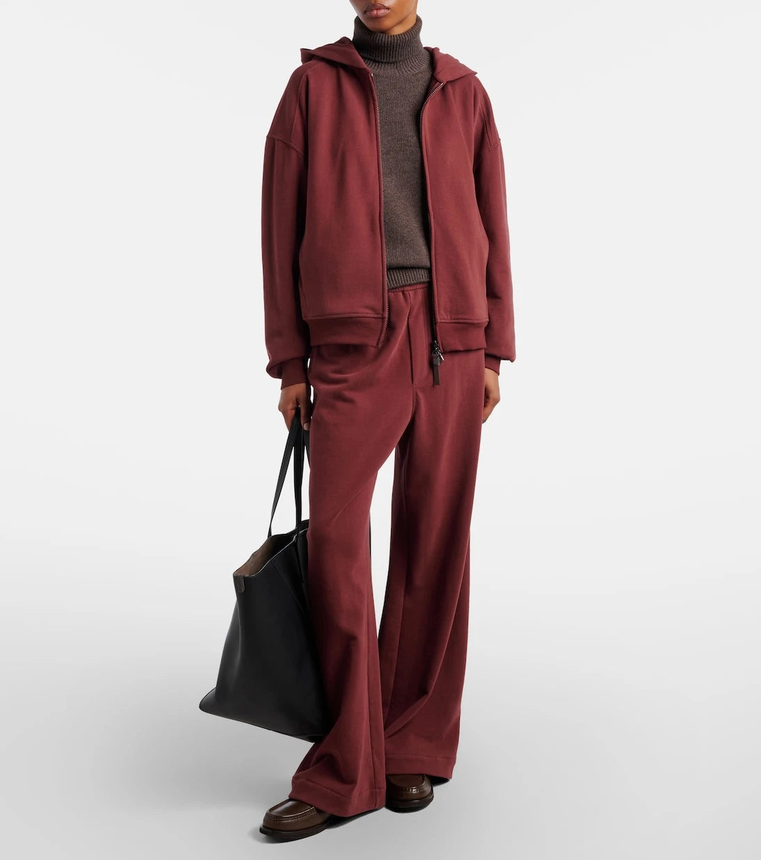 Brunello Cucinelli - Monili cotton jersey zip-up hoodie