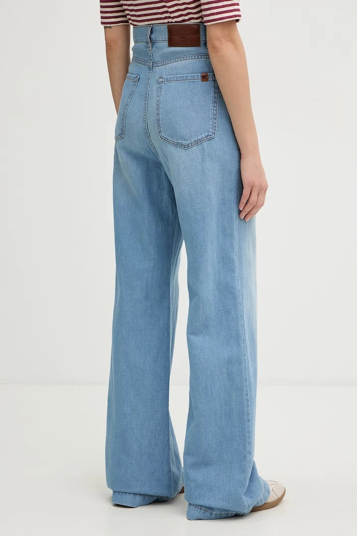 Weekend Max Mara дънки wide leg дамски LATINO