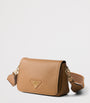 Brown Leather Cross-Body Bag