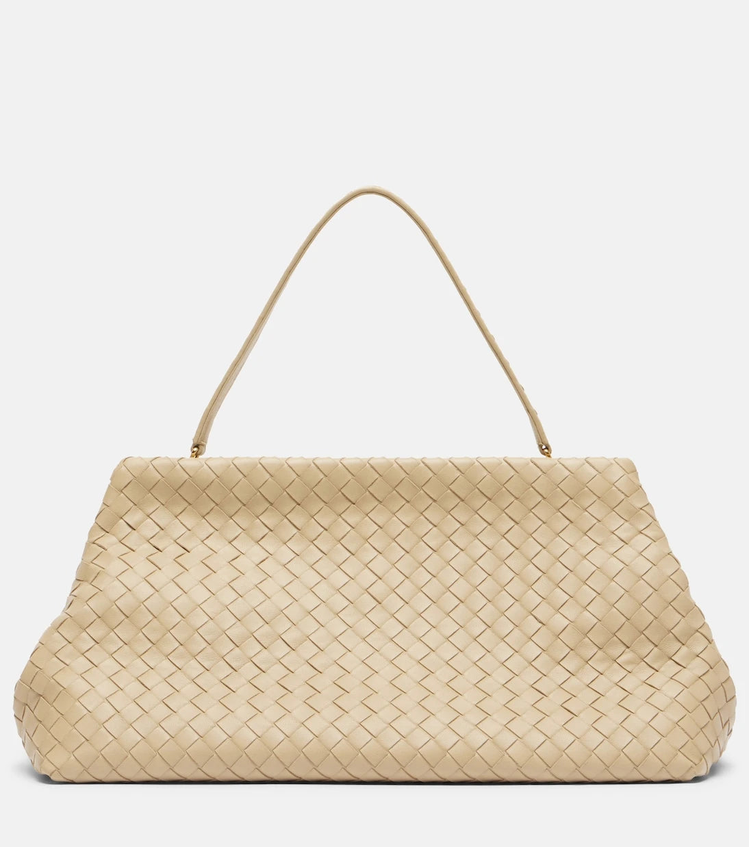 Bottega Veneta - حقيبة كتف جلد إنتريشاتو 1998