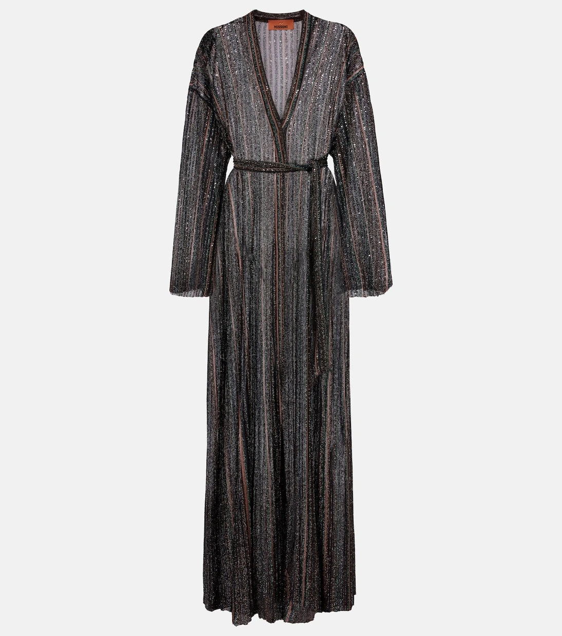 Missoni - Chevron lamé cardigan
