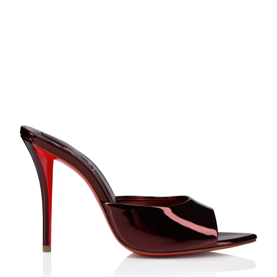 Christian Louboutin Miss Z Patent Leather Mules 100