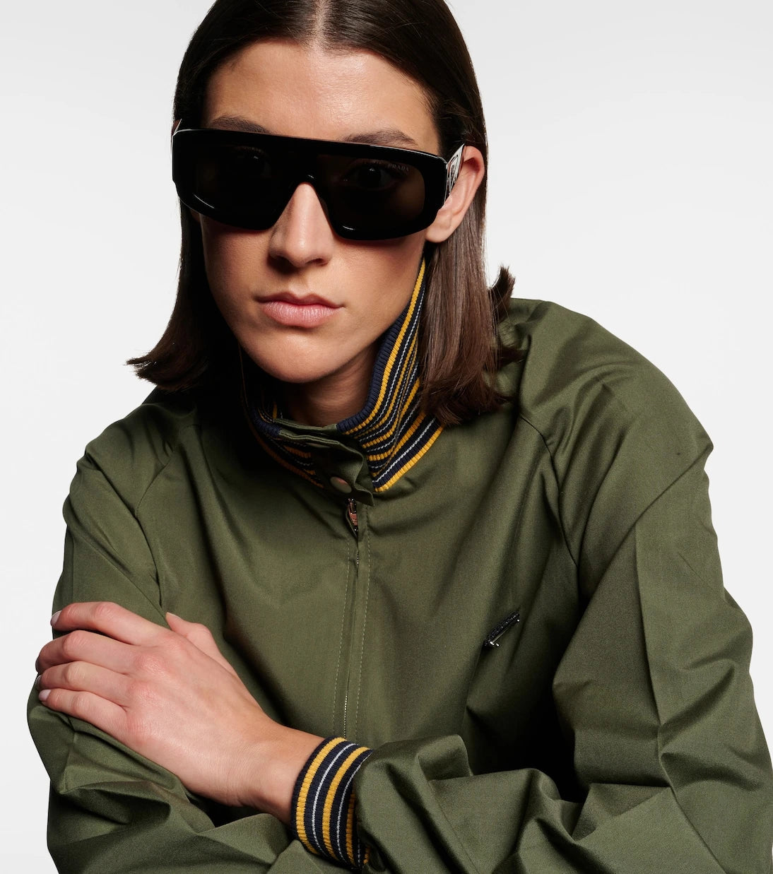 Prada - Logo shield sunglasses