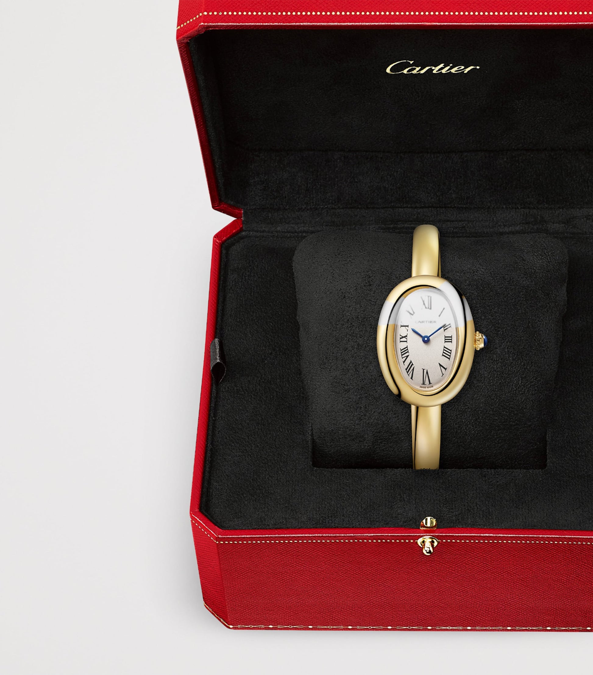 Small Yellow Gold Baignoire de Cartier Watch 23.1mm (Size 17)