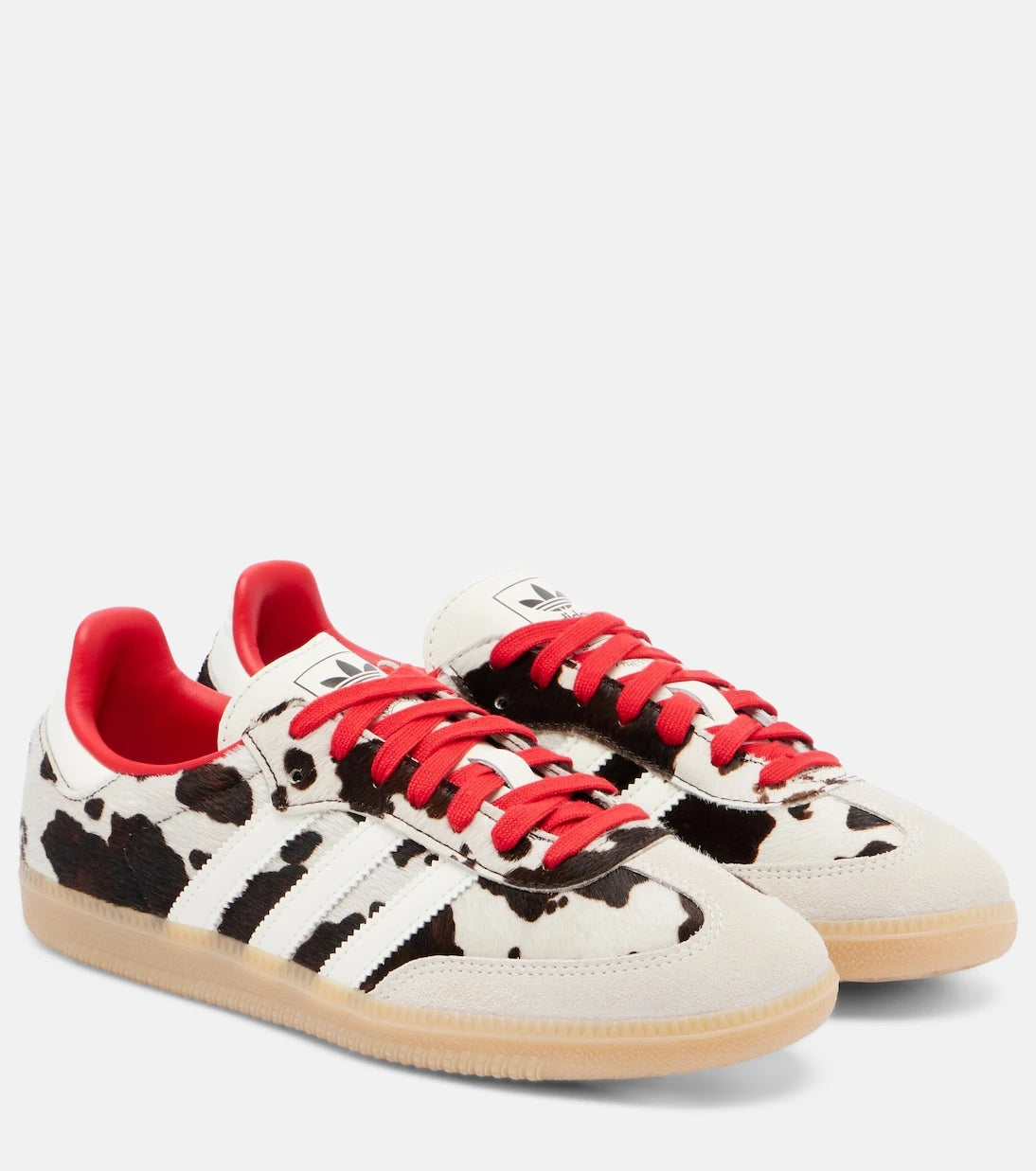 Adidas - Cow-print calf hair sneakers