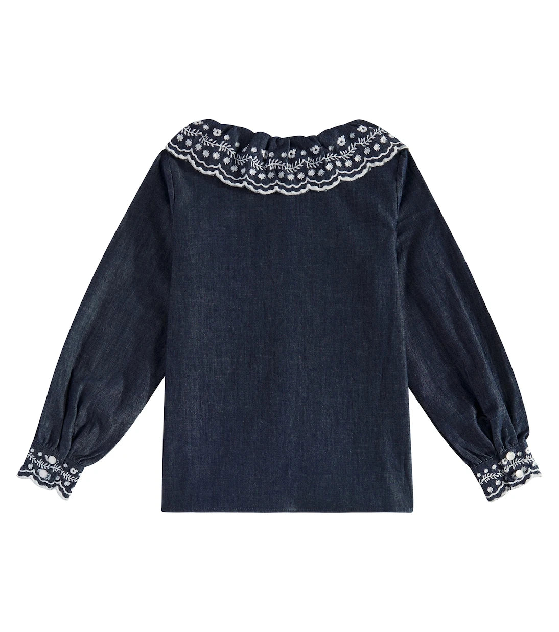 Tartine et Chocolat - Embroidered denim shirt