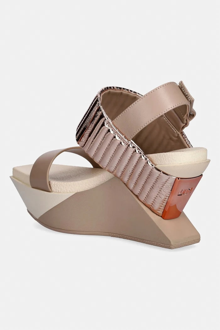 United Nude Deri Dolgu Topuk Sandalet Delta Wedge Puffier