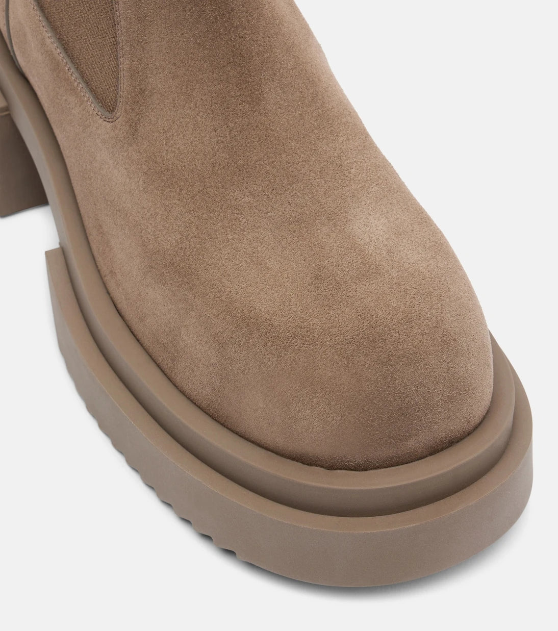 Rick Owens - Beatle suede platform Chelsea boots
