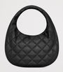 Black Icarino Quilted Top-Handle Bag