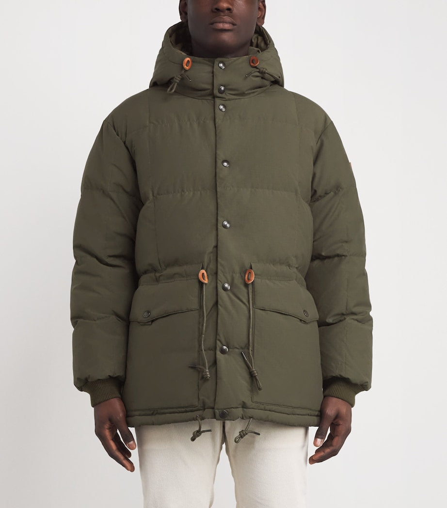 Polo Ralph Lauren Green Down-Filled Hartland Parka Coat