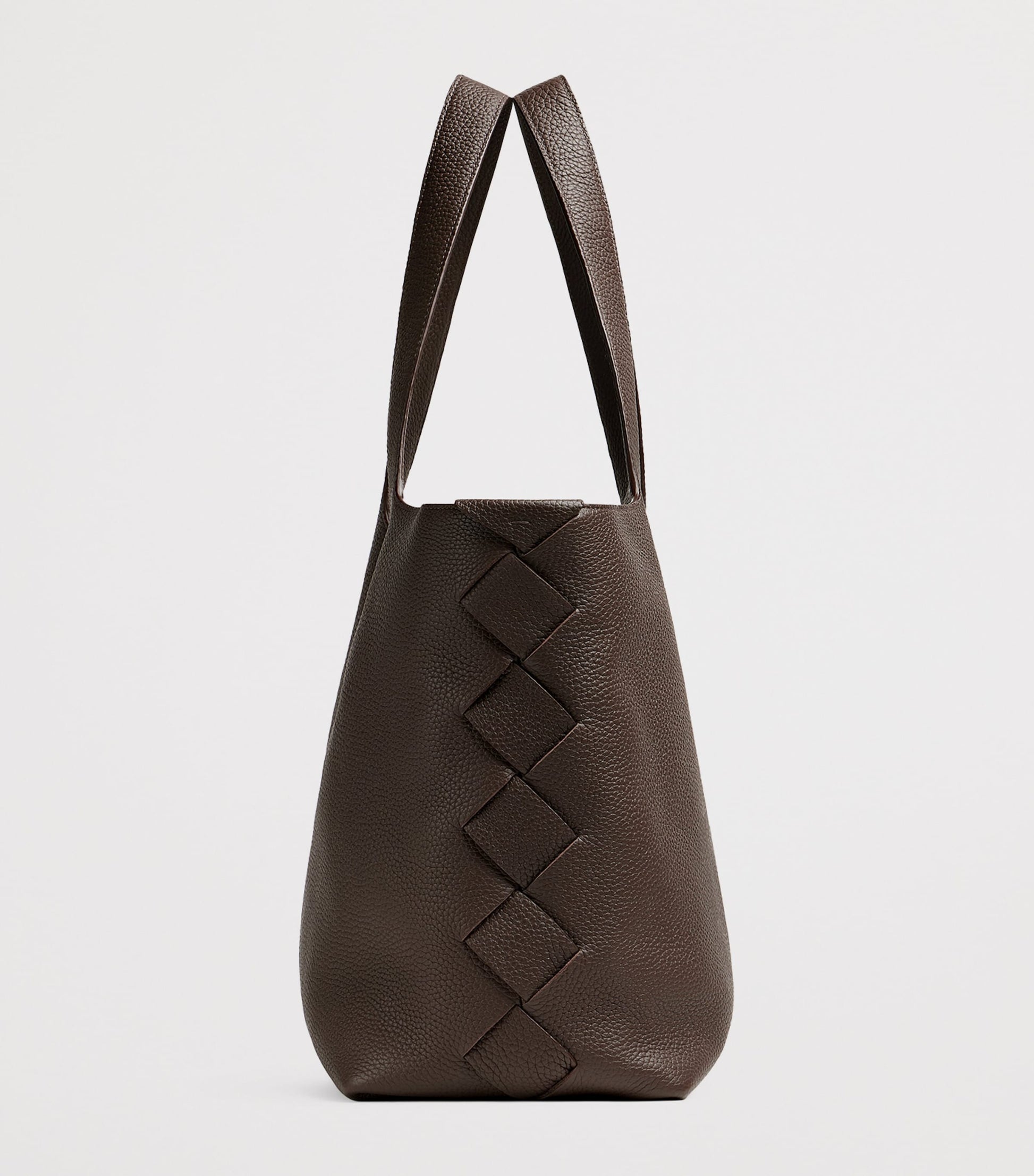 Large Leather Diago Tote Bag