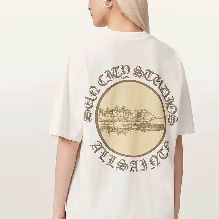AllSaints тениска дамска от памук SUN