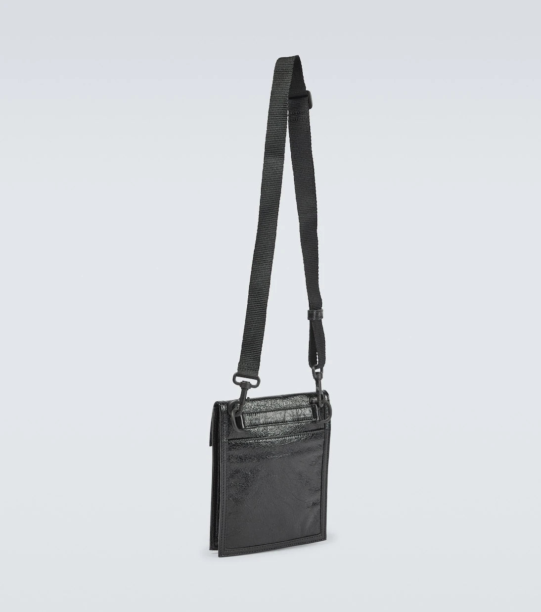 Balenciaga - Explorer leather pouch with strap
