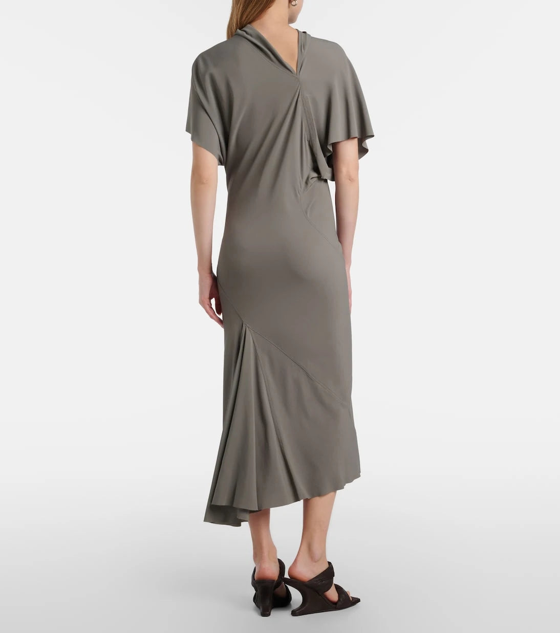 Rick Owens - Seb draped midi dress