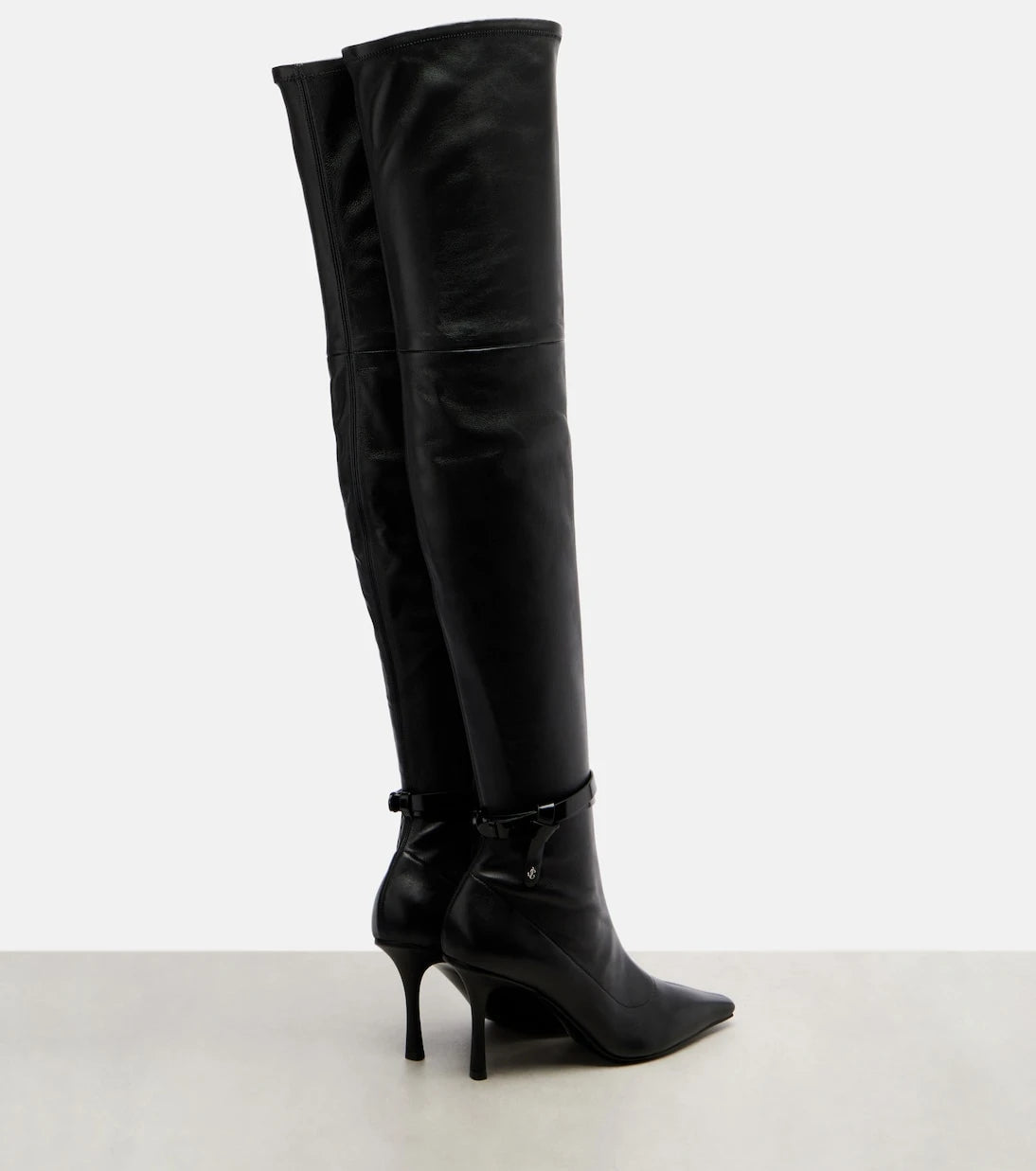 Jimmy Choo - Camie 85 leather over-the-knee boots