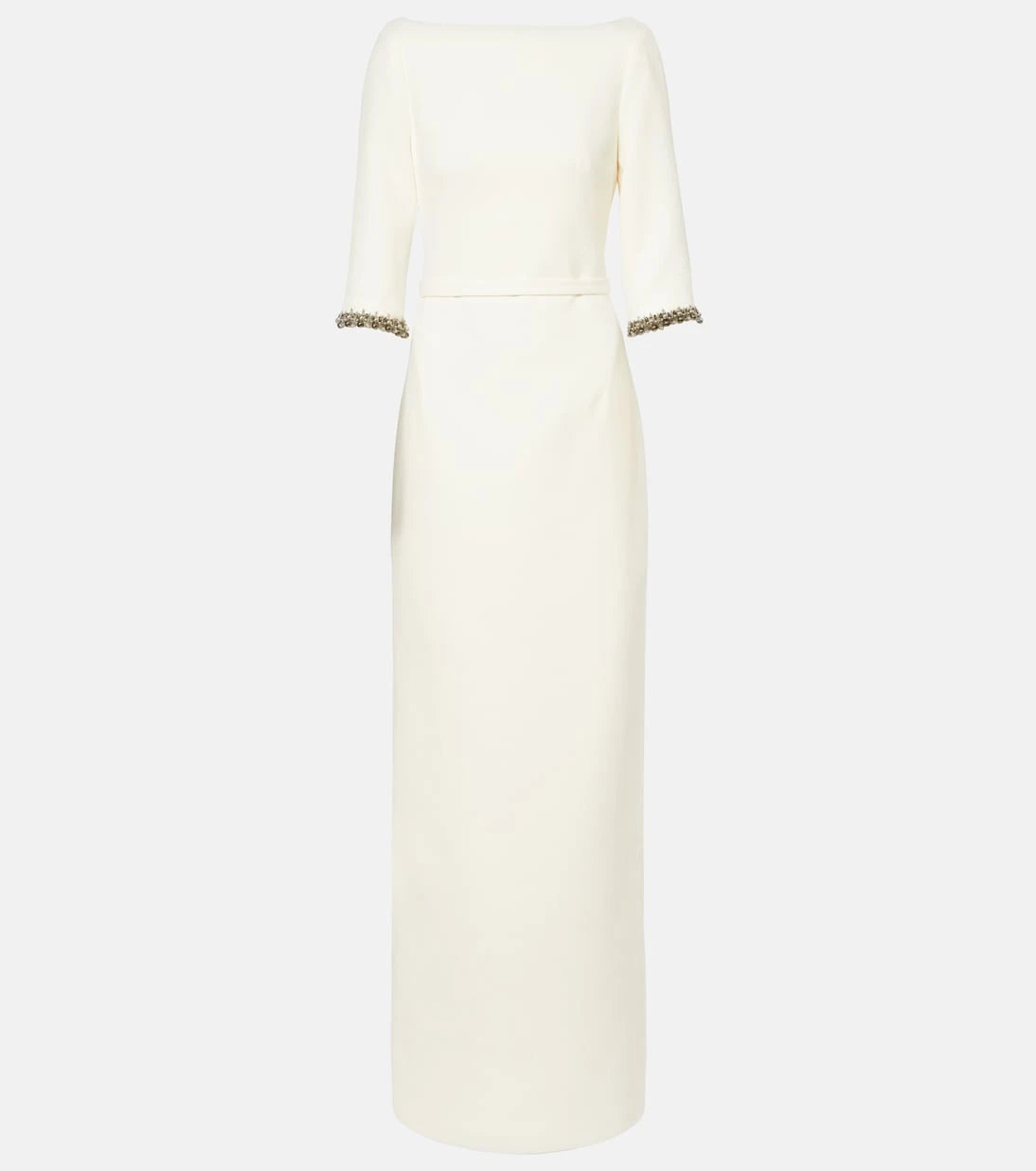 Safiyaa - Bridal Amaris embellished crêpe gown