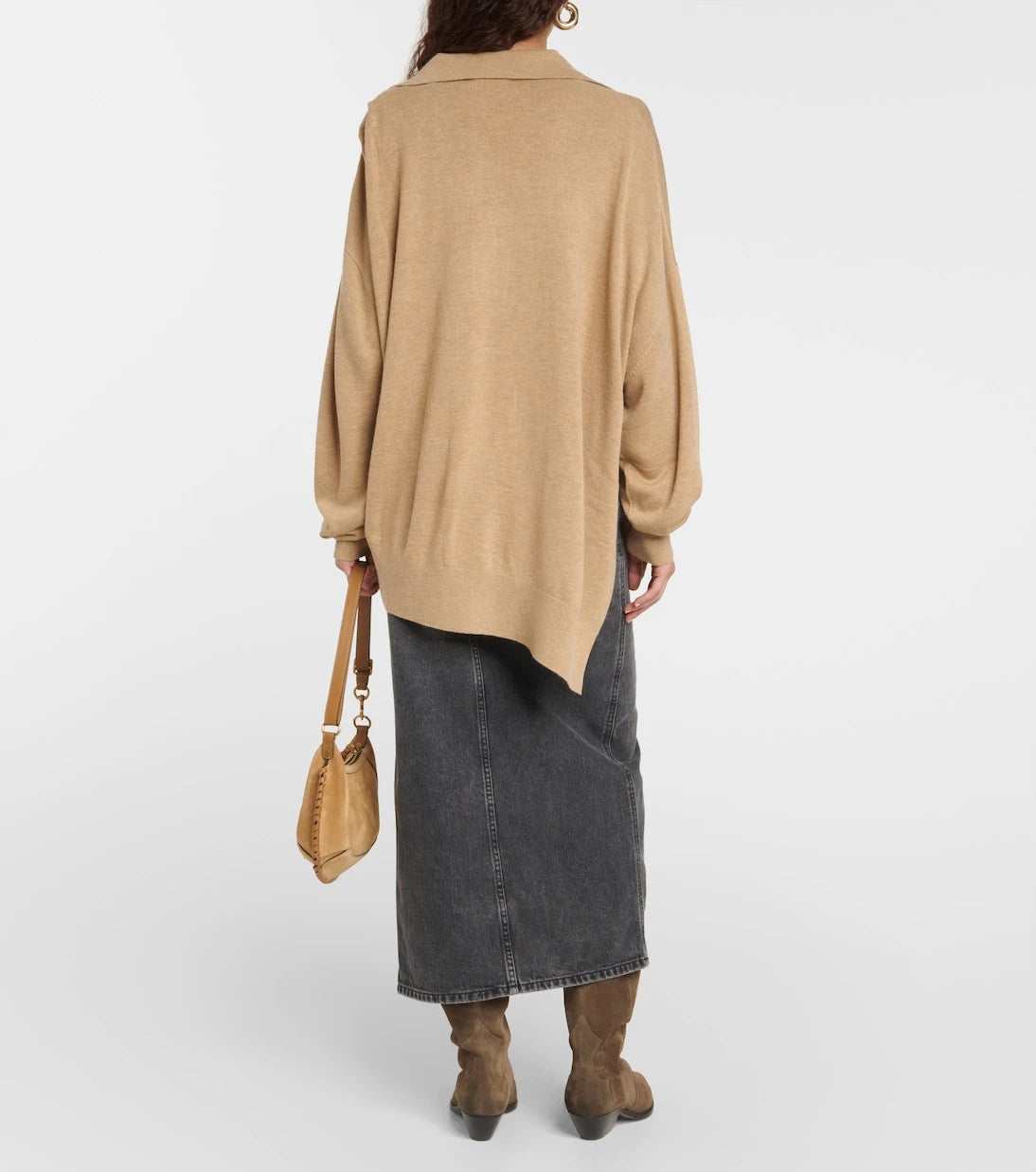 Isabel Marant - سويتر جيليان من قماش الجيرسيه المخلوط بالصوف