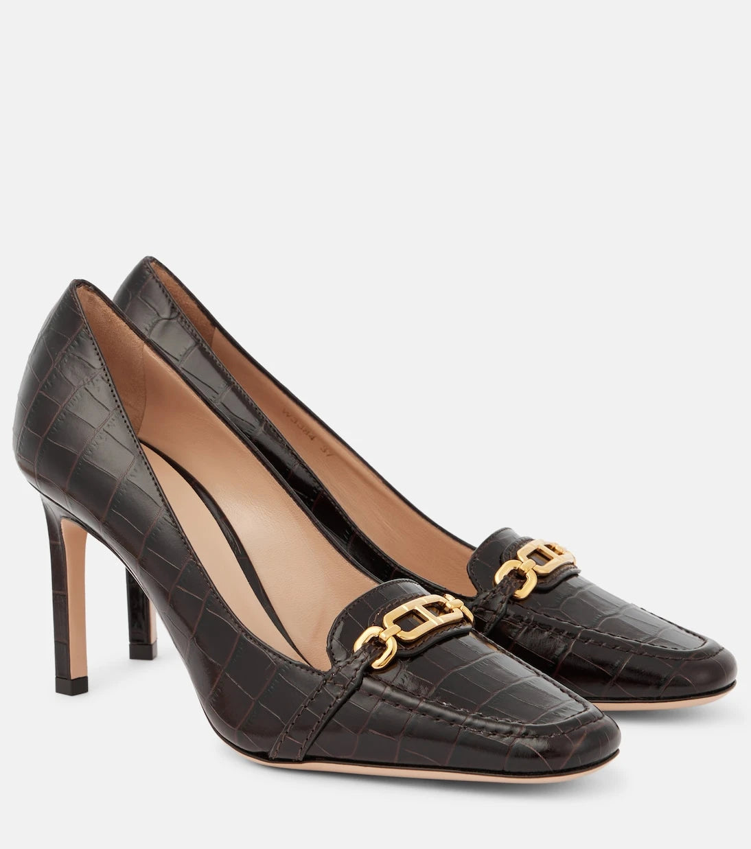 Tom Ford - Whitney 85 croc-effect leather pumps