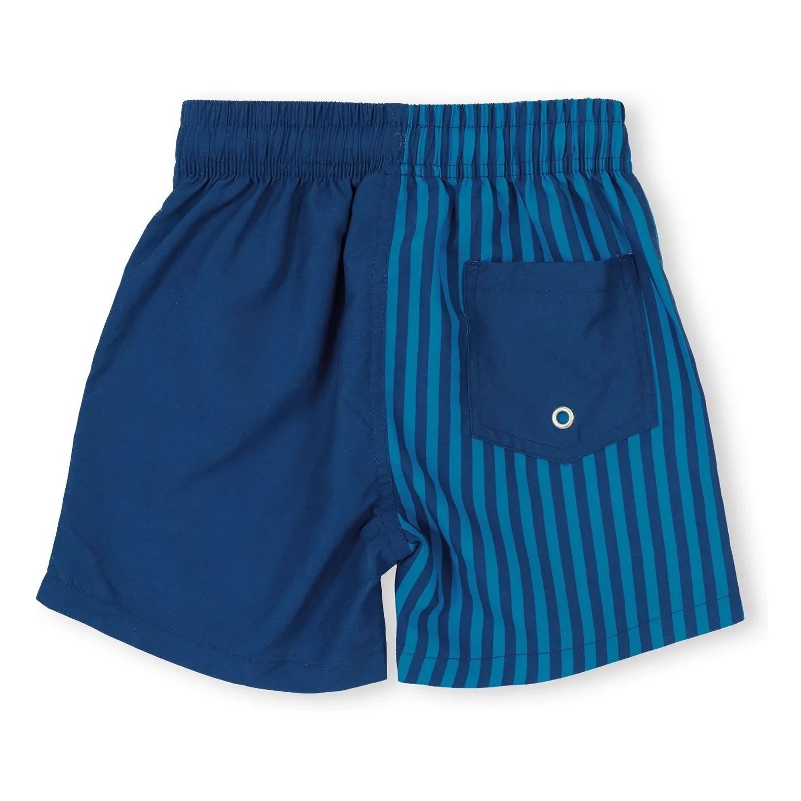 Goldie + Ace - Striped Swim Shorts | Blue