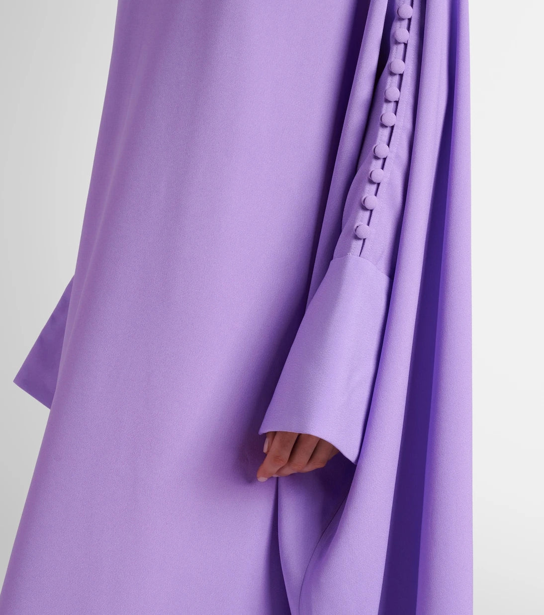 Taller Marmo - Mila off-shoulder crêpe cady kaftan