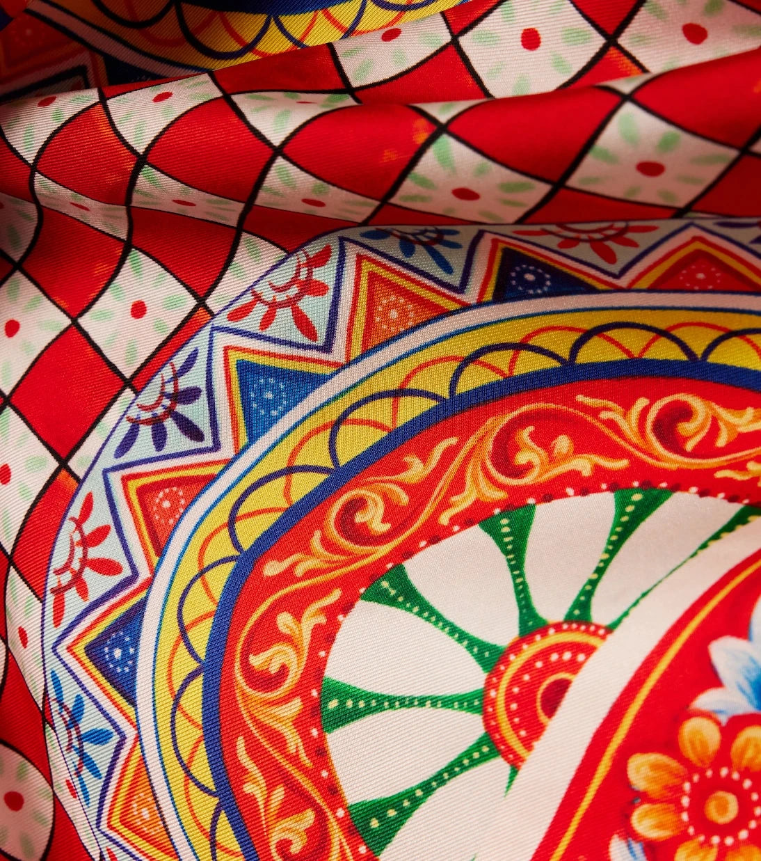 Dolce&Gabbana - Printed silk twill scarf