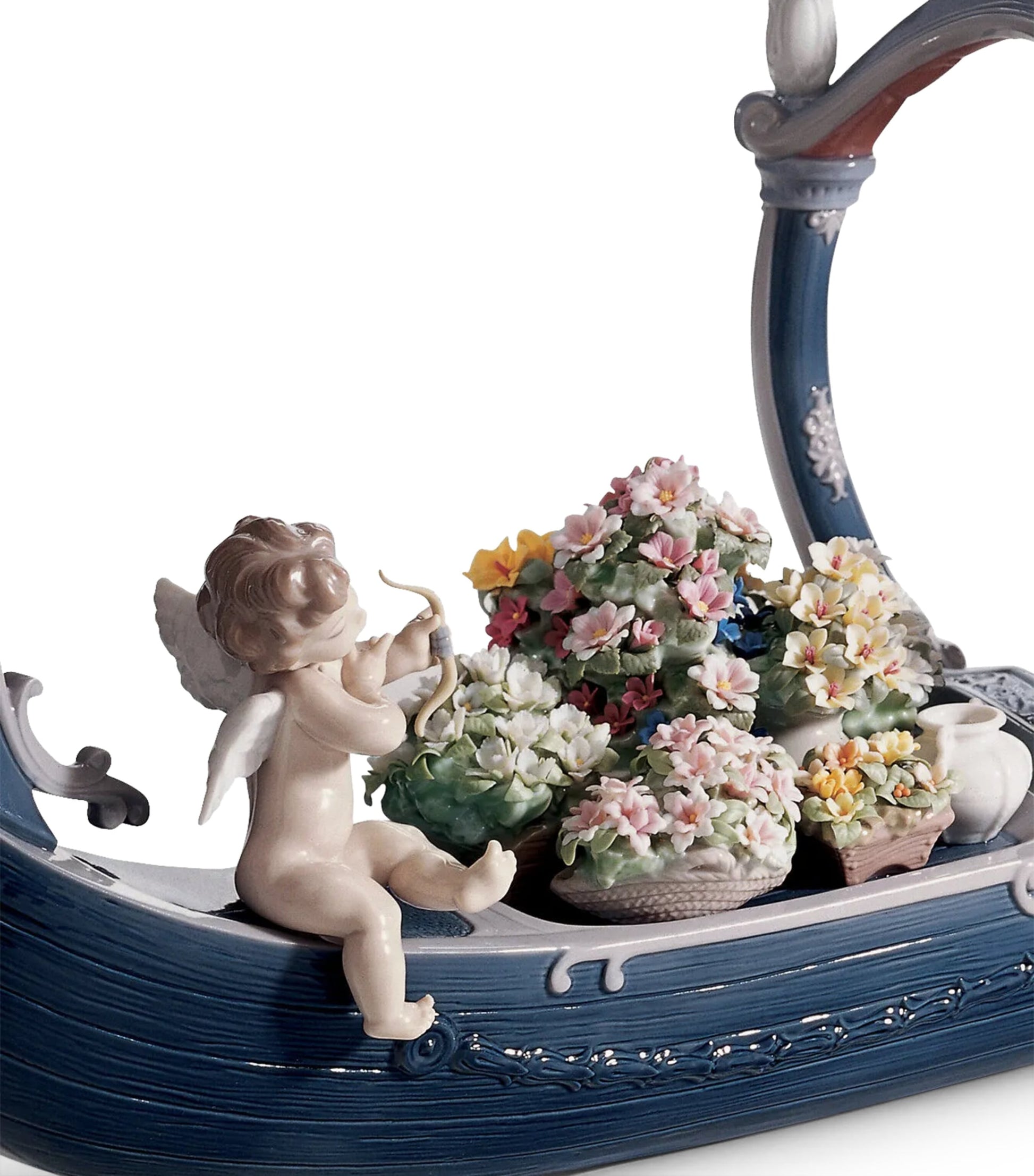 Lladró Porcelain Gondola of Love Ornament