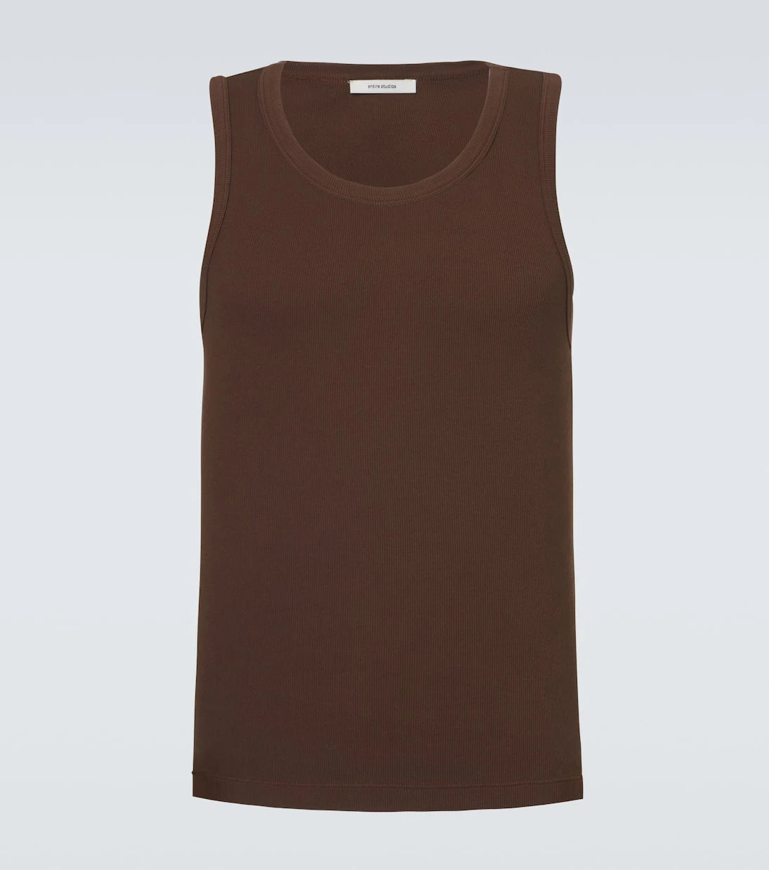 Entire Studios - Ribbed-knit cotton-blend jersey tank top