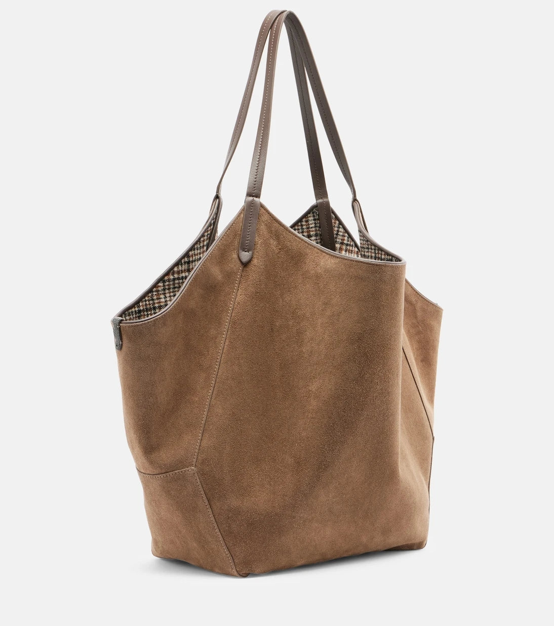 Brunello Cucinelli - Medium suede tote bag