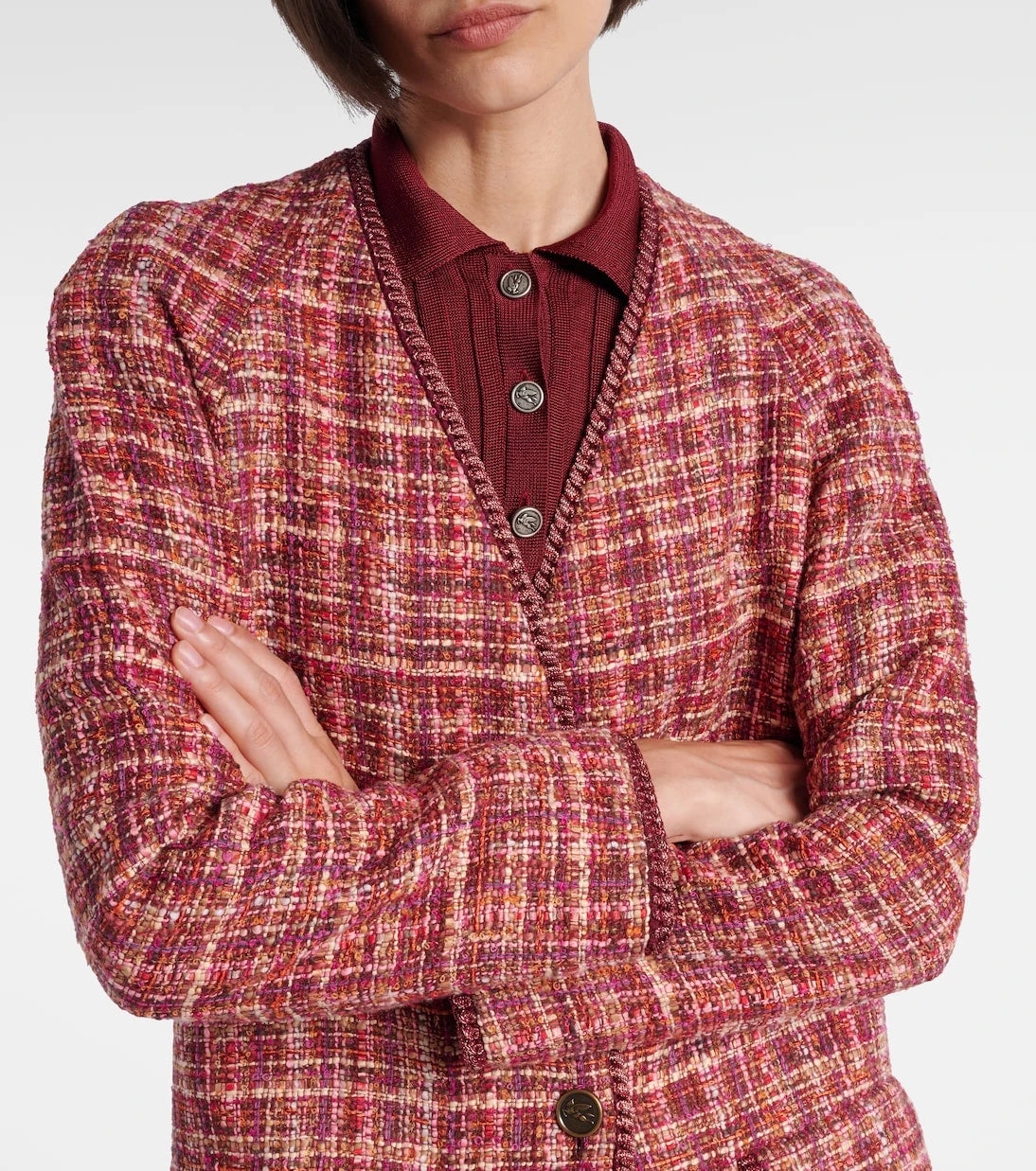 Etro - Checked cotton and wool-blend coat