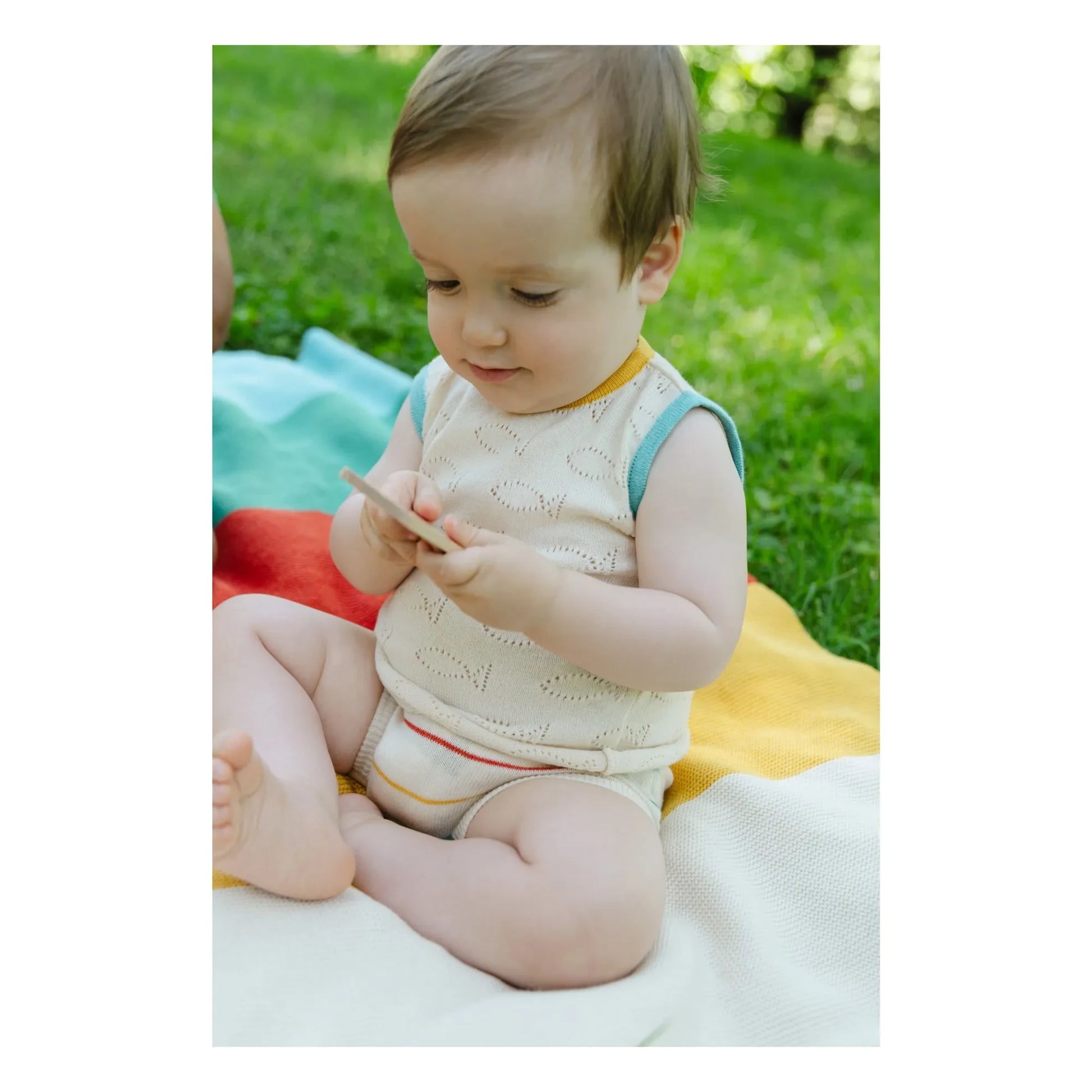 Bayiri - Underwater tank top Organic cotton | Ecru