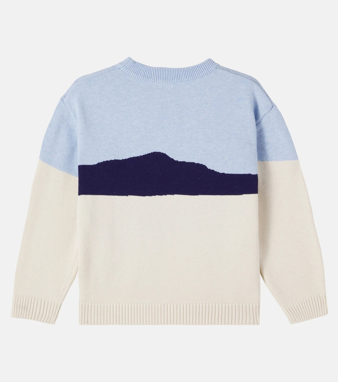 Bonpoint - Cotton and cashmere jacquard sweater