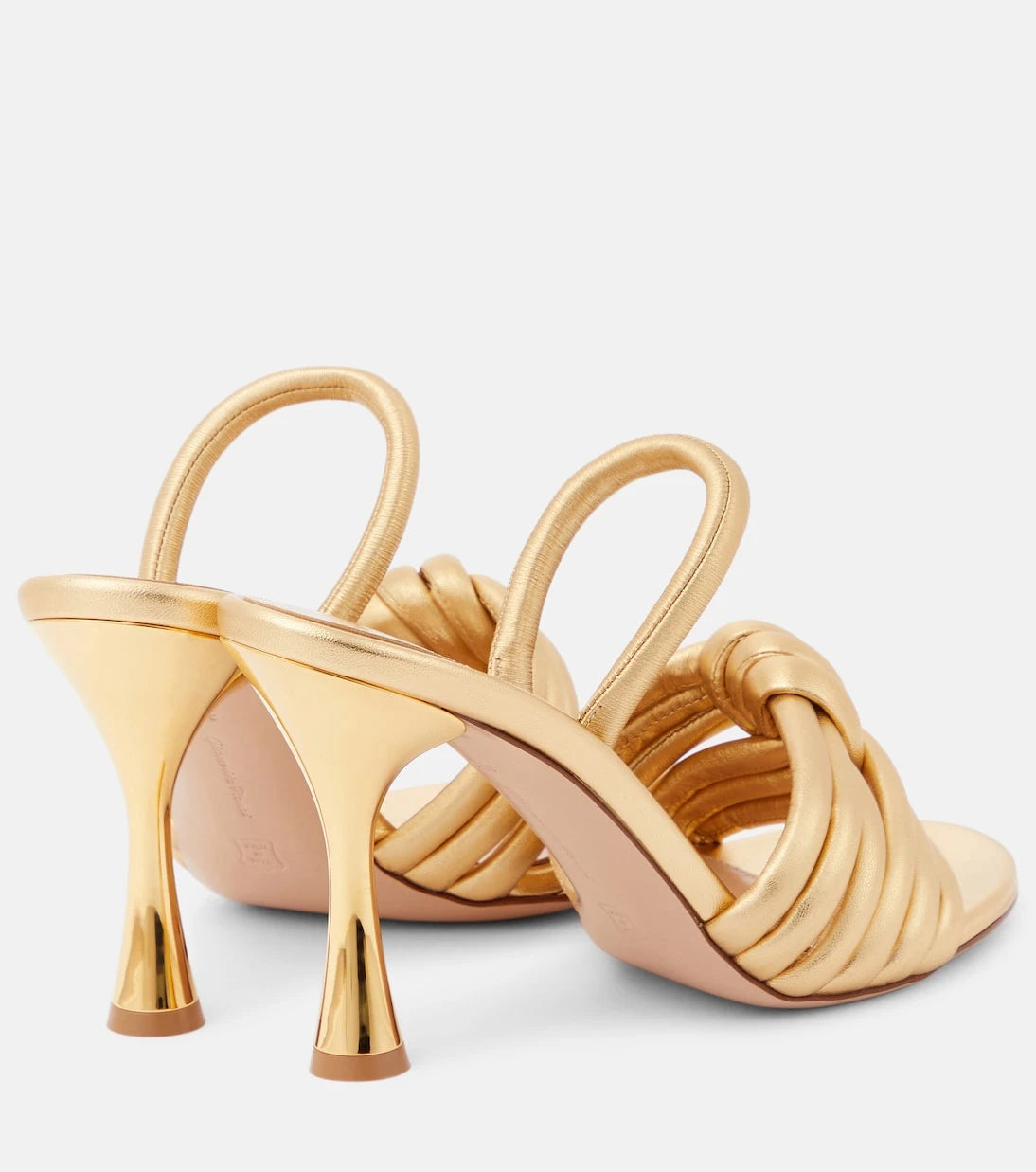 Gianvito Rossi - Ottavia metallic leather sandals