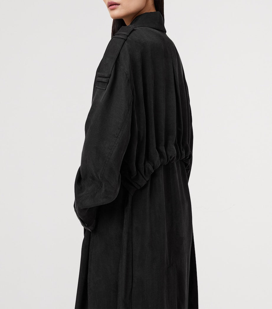 Black Linnie Trench Coat