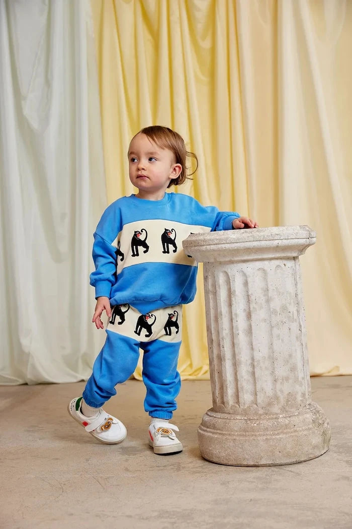 Mini Rodini Panther Çocuk Pamuklu Eşofman Altı