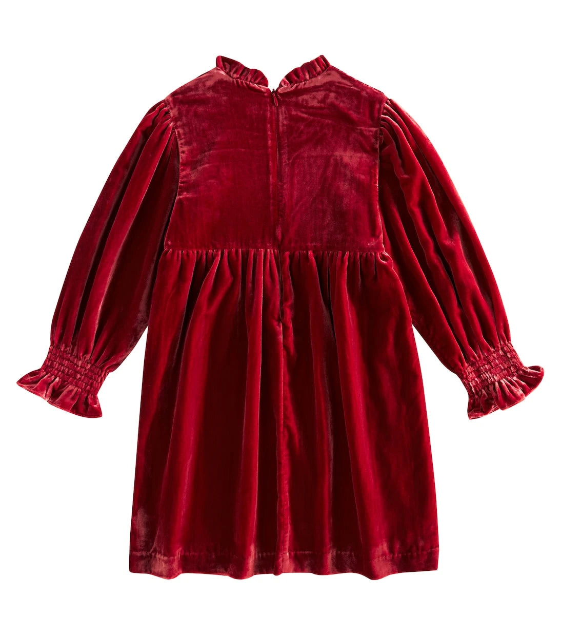 C'era Una Volta - Dolores smocked velvet dress
