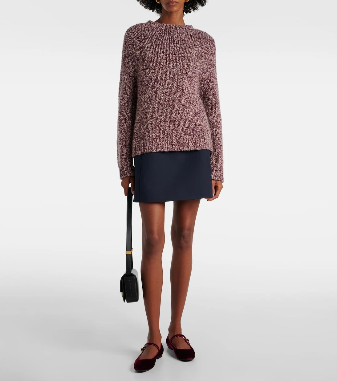 Tod's - Velvet Mary Jane flats