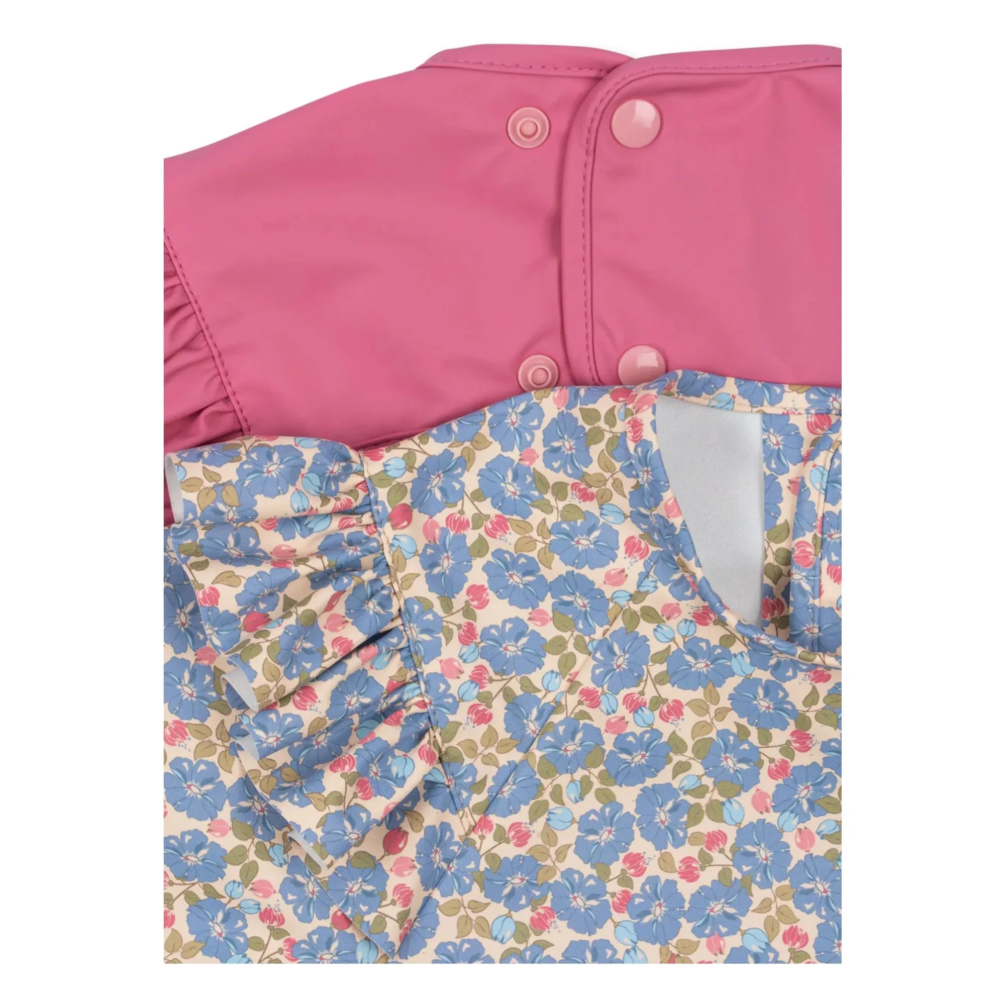 Konges Sløjd - Bibs with Rosier sleeves - Set of 2 | Pink