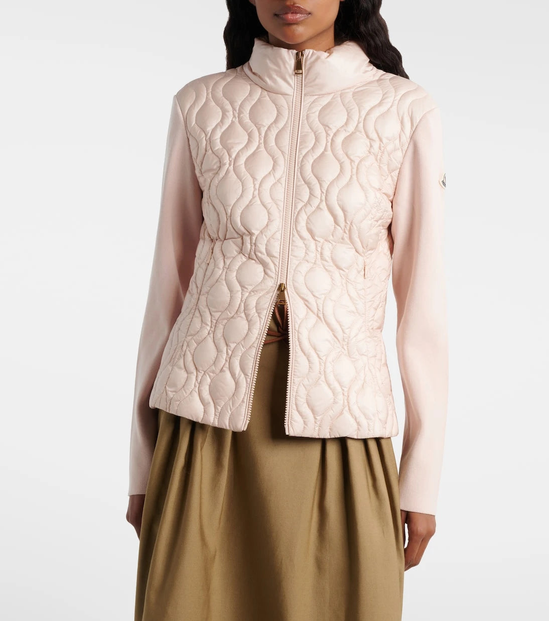 Moncler - Down-paneled cotton cardigan
