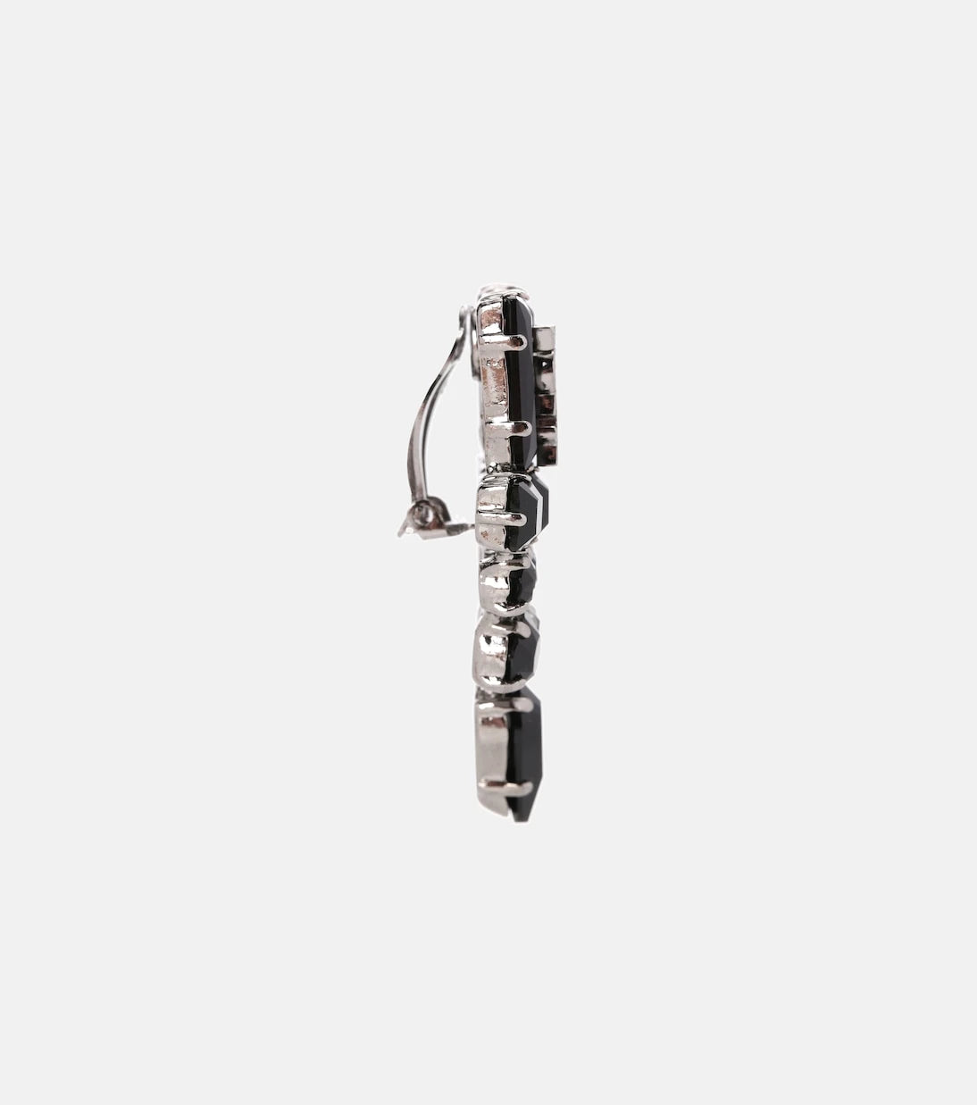 Saint Laurent - Crystal-embellished clip-on earrings