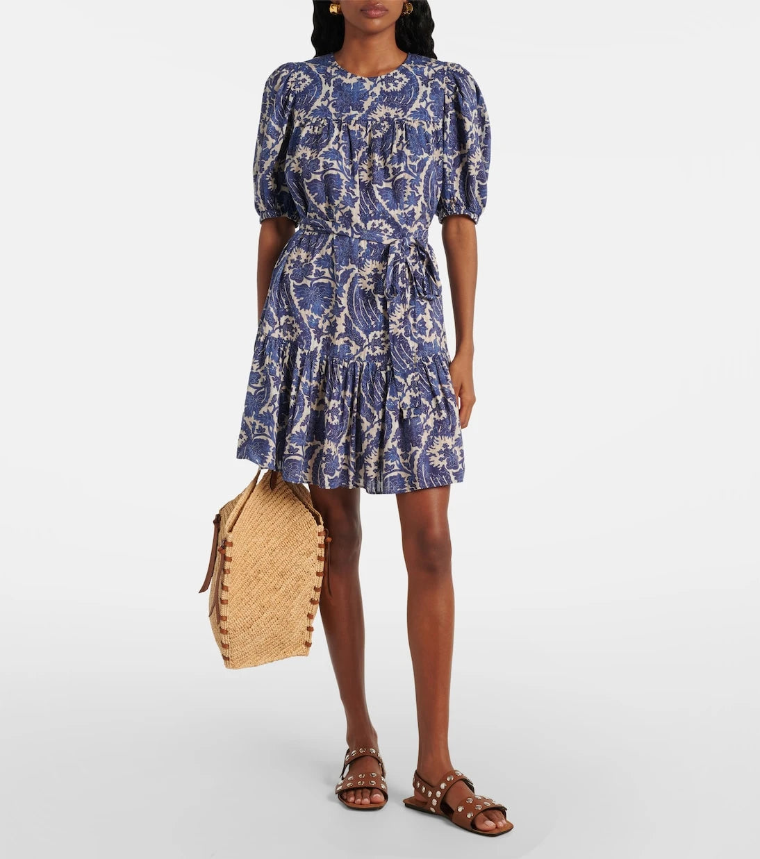 Ulla Johnson - Rosalie printed cotton-blend minidress