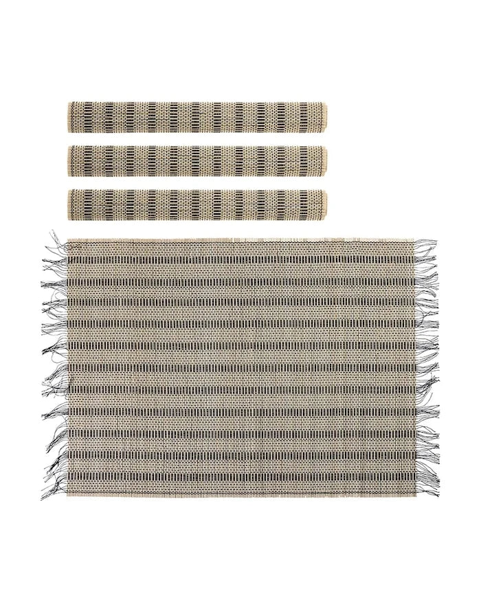 Bloomingville Mendo 45 x 45 cm Masa Altlığı Seti (4 Parça)