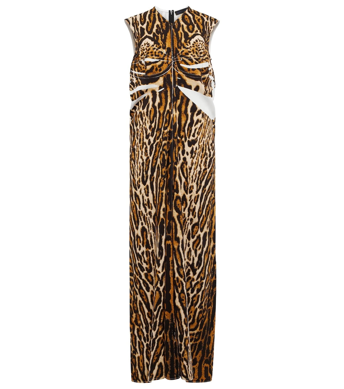 Proenza Schouler - Leopard-print crêpe maxi dress