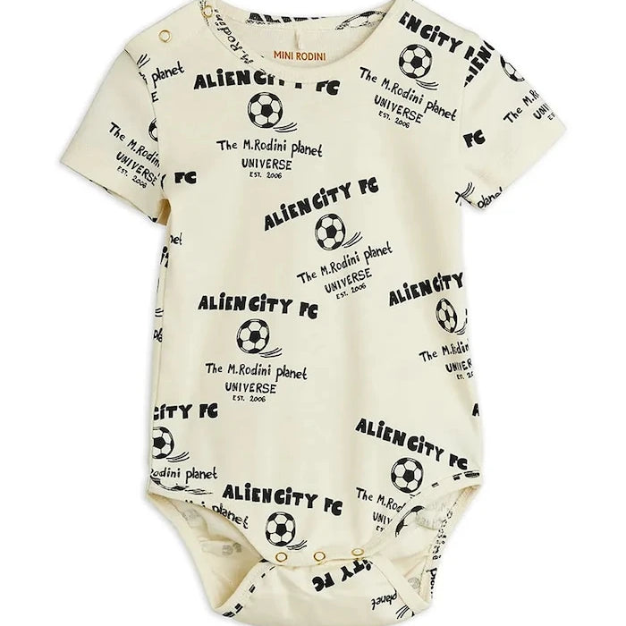 Mini Rodini bebek pamuklu body Alien City FC