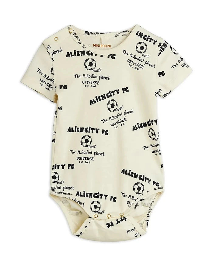 Mini Rodini bebek pamuklu body Alien City FC