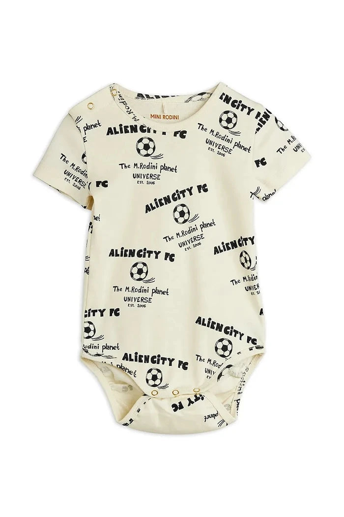 Mini Rodini bebek pamuklu body Alien City FC