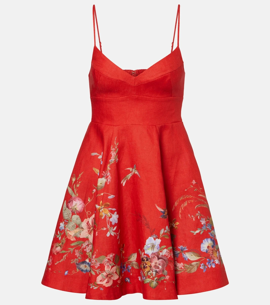 Zimmermann - Patience floral linen minidress