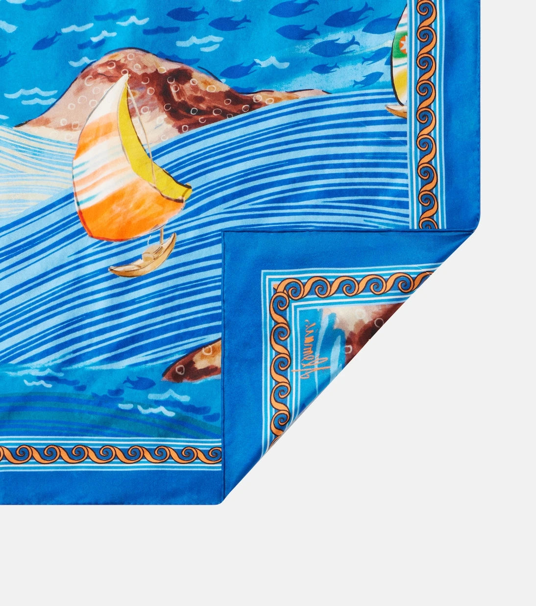 Alémais - Printed silk twill scarf